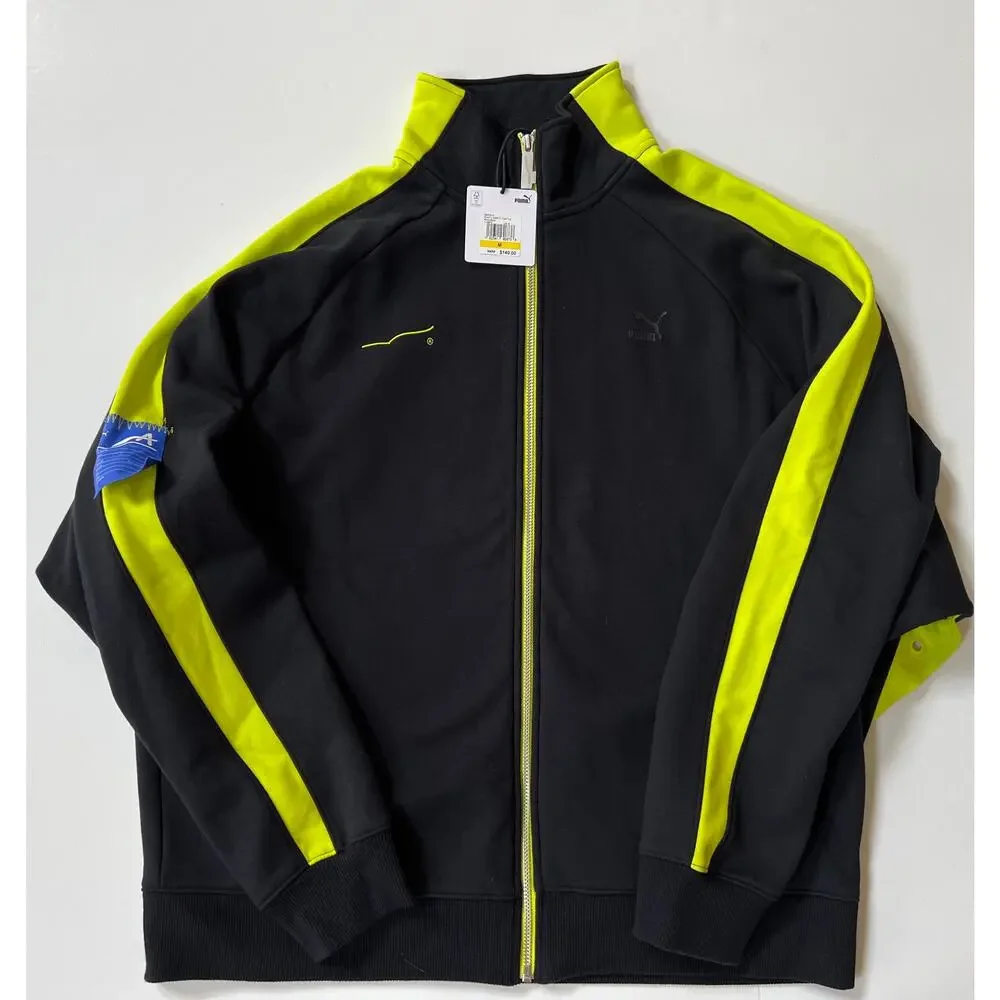 Puma x Ader T7 Men's Track Jacket Pant 95533 01Black/Neon Size M NWT